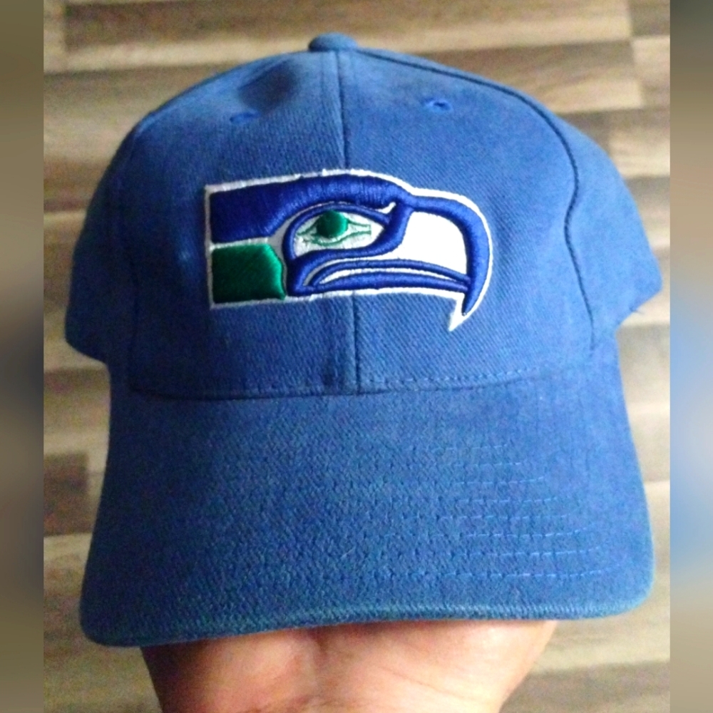 Blue Vintage Seahawks Cap